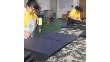 Solar folding bag finished appearance clean