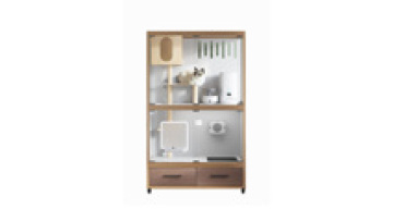 SUNSUN Wholesale Solid Wood Cat Climbing Extra Large Cat Villa Multi Level House Pet Custom Cat Cabinet1