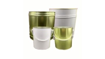Stainless steel paint bucket
