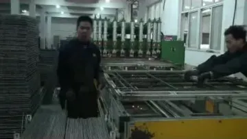 Multi Head Wire Shelving Welding Production Line Wire Mesh Machine1