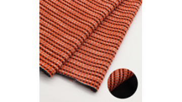 OEM No Bonding Double Face Polar Sherpa Fleece Polyester Cotton Spandex 440GSM Yarn Dyed Tweed Fabric for Warm Coat1