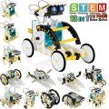 STEM 12-in-1 Education Solar Robot Toys DIY Building Science Experiment Kit for kids age 8-12 Solar Powered by sun Robot Kits