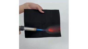 Flame-retardant modacrylic fiber nonwoven cloth