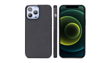 Granular leather anti slip mobile phone case