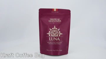Kraft coffee bag