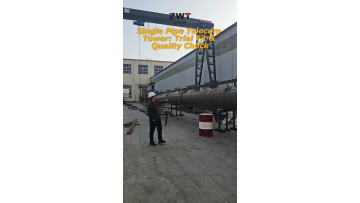 Telecom Monopole Tower Trial Fit For Hassle-Free Deployment 