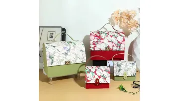 Luxury Customization Wedding Gift Tote Box Candy Chocolate Birthday Present Jewel Packing Box Custom Printing1