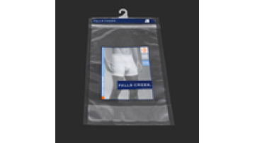 Sealed Underwear PVC Clothing Hook Bag PVC Button Packaging Bag Bring Socks Hook Storage Plastic Bag1