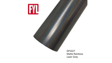 Matte rainbow laser grey