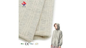 New Arrival Custom 82.5%cotton 17.5%polyester 270gsm Comfortable Soft Jacquard CVC Fabric for Clothing1