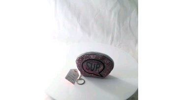 HSI RDA190042AA New Model Simple Design OEM&ODM Glitter Coin Purse&wallet for Women Short Fashion Zipper Unisex1