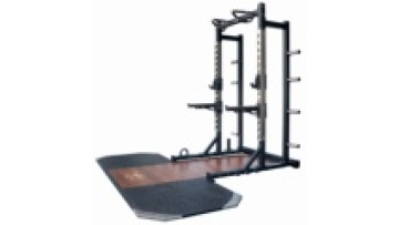 Power Cage Fitness Workout Equipment With Weightlifting Platform1