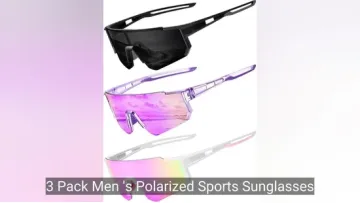 Polarized Outdoor Cycling Goggles 3 Pack Sport Sunglasses1