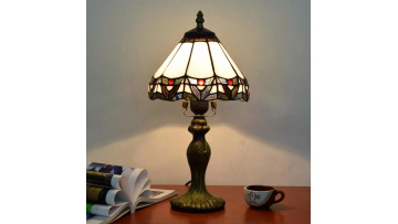 Nordic Exchange Colored Glass Lampshade Desk Lamp