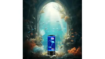 16 Color Changing Jellyfish Lamp with Remote Control1