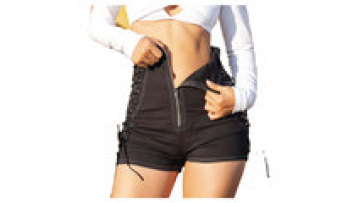 Custom Bum Black Cute Jean Denim Shorts Plus Size Whole Sale Short Jeans for Women1