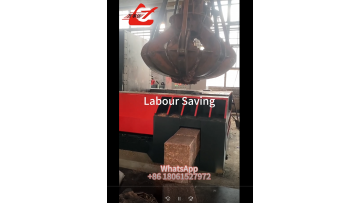 Industrial hydraulic metal baler for scrap