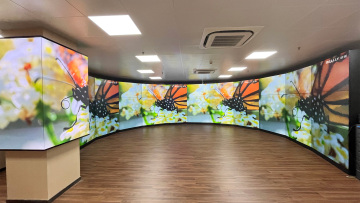 Exhibition hall of a certain university
