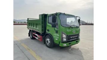 High Efficiency & Durability Tri-Ring 4X2 8cbm Rear Dump Truck for Sand and Gravel Transport1