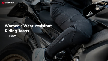 Women's Wear-resistant Riding Jeans - P120W