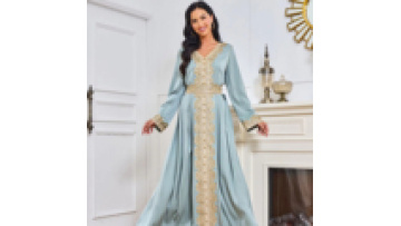 MT096 EID  Arabic Dubai Abaya Kaftan Style Prom Dress1