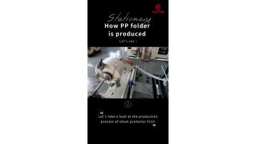 production process of sheet protector