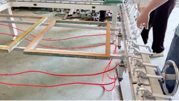screen stretching machine