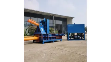 160 Tons of Metal Hydraulic Block Press Scrap Metal Baler Automatic Horizontal Disassembling Car Shell Baler1