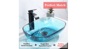 Blue resin basin