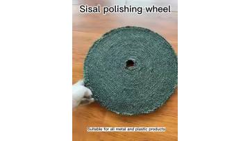 HENGHUA 2022 FREE CUSTOMIZED LOGO GREEN SISAL BUFFING  POLISHING WHEEL1
