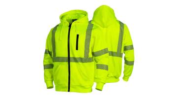 SWT08 Yellow Hi Vis Sweatshirt