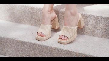 Summer Rhinestone Gladiator Beach Flats