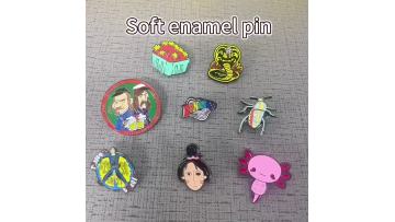 Custom logo lapel pin badge