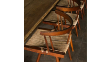 Cheap price modern furniture coffee shop wood and leather chairs for restaurant1