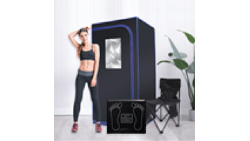 Fuerle portable sauna full body with heating pad foldable chair for spa infrared dry personal sauna tent smart control1