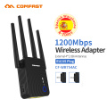 1200Mbps COMFAST Wireless WiFi Range Extender 2.4/5.8Ghz Dual Band Repeater Signal Booster 4 Ethernet Antennas Wi-fi Amplifer AP