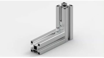 Aluminum profile L-shaped corner connector
