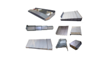 Steel Telescopic Cover steel guide rail cover plate telescopic bellows cover stainless steel plate for NC machine tool1