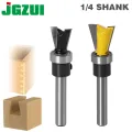1pc 14 Degree 1/2" Dovetail Router Bit - 1/4" Shank Woodworking cutter Tenon Cutter for Woodworking Tools