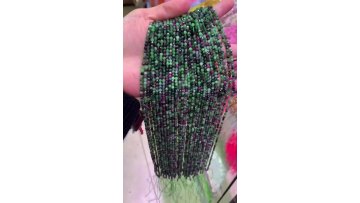 Natural Red Ruby Green Emerald  Gemstone  Beads 2-4mm Faceted Cutting Loose Gems Ruby Emerald  Beads for Jewelry Making1