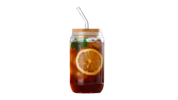 Milk Tea Boba Glass Cup Glass Sippy Cup 500ml 