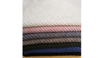 Soft Hand Feeling Rayon Nylon Polyester cashmereKnitted Fabric For Sweater Winter Garment1