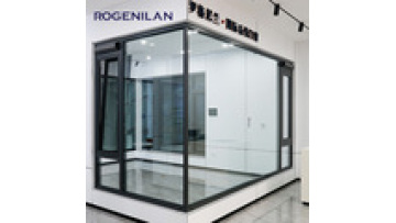 Australia villa house corner window customized size design color laminated glass butt joint fixed bedroom window1
