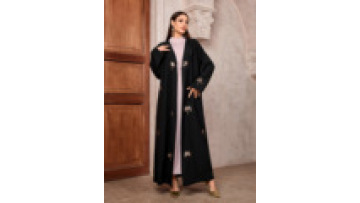 Middle East Arab Dubai Top Trousers Muslim Two Piece Set Pattern Outfit Modest Clothing Muslim Women Suit1