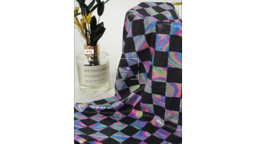 musa textile low moq can use for   sublimation colorful hologram spandex 4 ways stretch custom  holographic spandex1