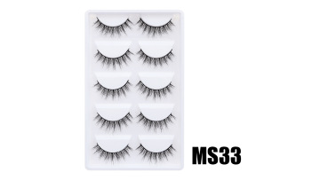 5 pairs eyelashes