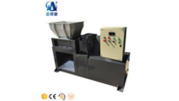 MCSJ-500 Mini Double Shaft Shredder for Plastic Bottles and Aluminum Cans1