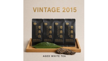 2015 Vintage Jujube‑Flavor Shou Mei Aged White Tea, 16g Compressed Tea