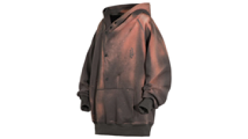 Custom jiyend press stud oversized mens Acid Wash Hoodie1