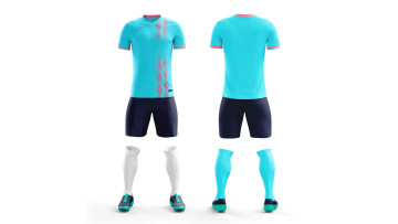 OEM Custom Sublimation Football Uniform Kits Blank Soccer Wear Team Training Clothes Sets Printing Football Jersey For Men1